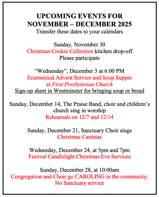 Upcoming Events — Big Things AHEAD!